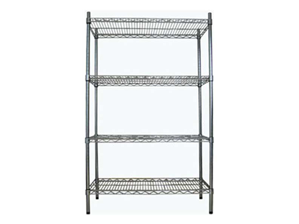 四层防静电镀铬架图片-三层线网货架价格